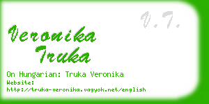 veronika truka business card